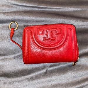 Authentic Tory Burch Small Wallet w/ Keyring